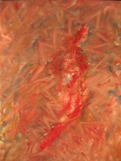 "Scar." Oil on canvas. 20x16 inches. 2008.